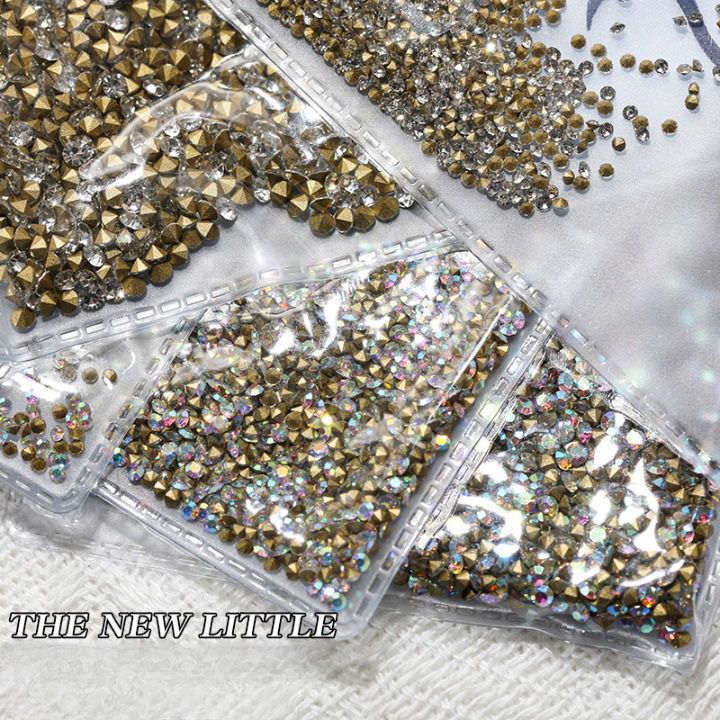Set of rhinestones with a pointed bottom for frames and glasses repairing and decorating JD0007-AB