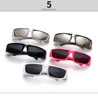 Plastic retro sunglasses with anti-blue light protection Elit 20917-EL