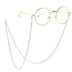 Two-tone metal non-slip chain, for glasses and masks GL158-1