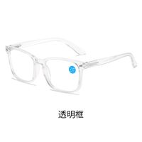 Plastic glasses for reading, with Blue ray cut protection, diopters from +0.00 to +4.00, RMC=62-64, KY8082T 弹簧腿