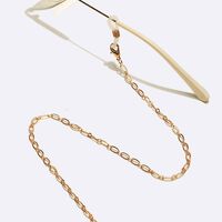 Gold-colored metal non-slip chain, for glasses and masks GL1636
