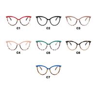 Очки пластиковые TR90 женские с защитой от синего света 25218-PN