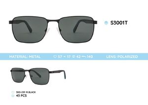 Metal frame polarized sunglasses S3001T