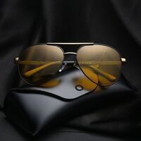 Поляризационные солнцезащитные металлические очки с защитой UV400 2813-3-GT