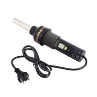 Фен строительный (термофен) с регулируемой температурой + 4 насадки 8018LCD