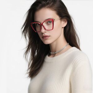 Plastic TR90 frames for glasses for women with UV and Blue Ray Cut protection FOCUS FCS2234