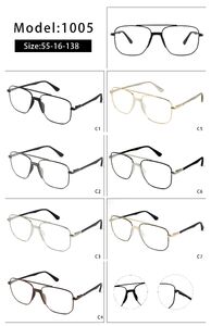 Оправа металлическая с мягким носоупором и флексом 1005-DA