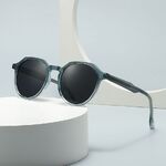 Plastic round polarized sunglasses Elit 10048-EL