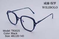 Metal +TR90 ultrathin women's frames with spring hinges Wilibolo TR3025