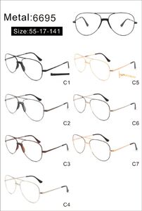 Оправа металлическая с мягким носоупором и флексом 6695-DA