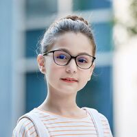 TR90 plastic glasses with blue light and UV protection for kids K335-GT