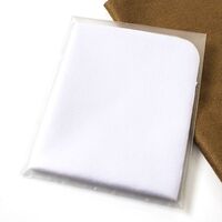 Microfiber/suede cloth for cleaning glasses lenses, individually packaged, size 17.5*14.5 cm