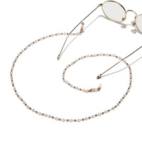 Glasses chain with stars set of two-piece golden and silver GL1323