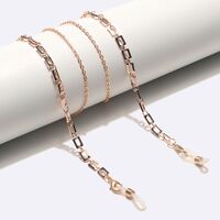 Gold-colored metal non-slip chain, for glasses and masks GL1599