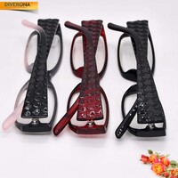 Corrective plastic frame eyeglasses with spring hinges VIZZINI V8175