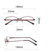 Metal Blue Block glasses with blue light protection FENQI F8346