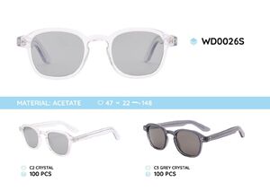 Acetate frames polarized sunglasses WD0026S