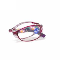 Plastic reading glasses 8036 with Blue ray cut protection and case, diopters from +1.00 to +4.00, RMC=62-64