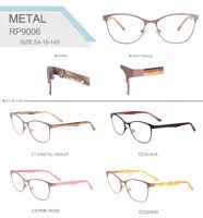 Metal frames for glasses with flex hinges Big City RP9006