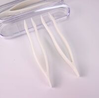Plastic tweezers with individual pencil-box packaging Extra-large-tweezers-box