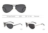 Polarized metal sunglasses Enrique Cavaldi EC2203
