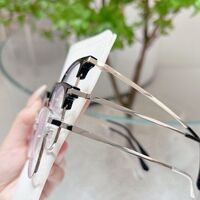 Оправа полуободковая комбинированная (металл + TR90) с линзами Blue Ray Cut MAMO H17017