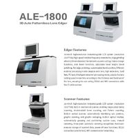 Auto 3D patternless lens edger ALE-1800 + ST-1800 (two types of equipment)
