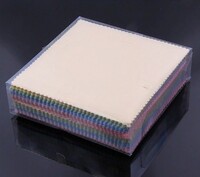 Салфетка трикотажная для протирки линз в очках, для составления подарочного комплекта 金布 579-4 (высокая плотность) 12см*12,5см