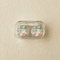 Mini soft contact lens kit W806-35透明五卡通