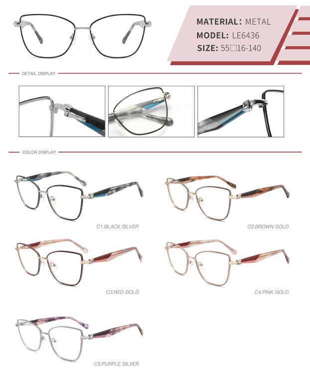 Оправа металлическая с флексом LE6436-DA