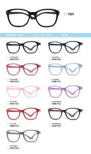 TR90 plastic eyeglasses frame for kids 1301TR