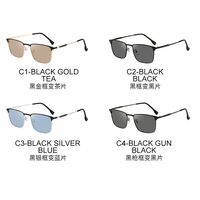 Photochromic glasses with blue light and UV protection 9682-GT