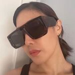 Plastic glasses with blue light protection for women 40018-3583-PN