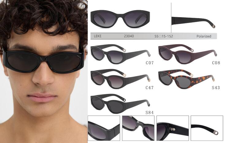 Солнцезащитные поляризационные женские пластиковые очки Leke LK23040