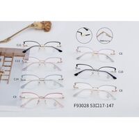 Combined nylor frame (metal + TR90) with Blue Ray Cut protection lenses and flex MAMO F93028