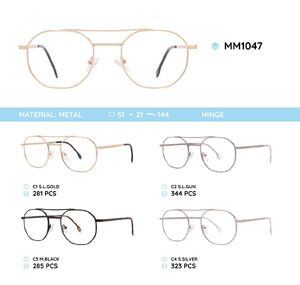 Metal men's frame for glasses MM1047