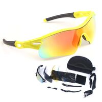 Safety shockproof sports goggles+5 caps 骑行套装-002眼镜