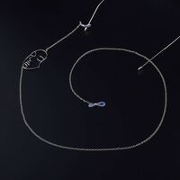 Металлическая нескользящая цепочка, с маской, для очков и масок GL894