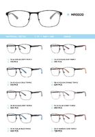 Metal frame with temples made of TR-90 material MR0020