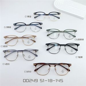 Hybrid metal + TR90 frame with Blue Block coating SANTA 00249