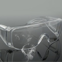 Plastic pransparent protective glasses