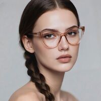 Оправа женская пластиковая из материала TR90, линзы с защитой от ультрафиолета и синего света FOCUS FCS2279