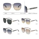Metal sunglasses with nylon lenses Leke S5514