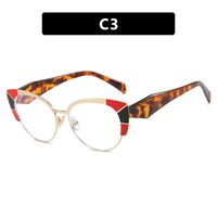 Metal nylor glasses with blue light protection for women 8073-PN