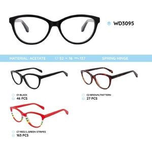 Plastic frames for glasses acetate material WD3095
