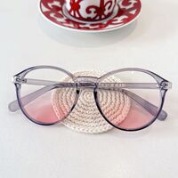 Plastic TR90 glasses with Blue ray cut protection TR2069腮红-1