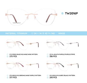 Оправа металлическая безободковая титановая TW2016P