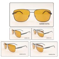 Metal polarized sunglasses PaulRolf 820089