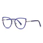 Metal Blue Blocker frames for glasses More FCS3129