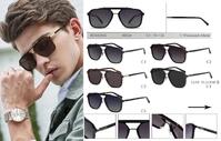 Polarized TR90 + metal sunglasses for men Romonis TR98024-R